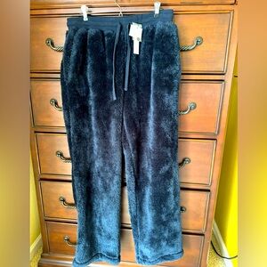 New Daniel Buchler Plush LoungePants NWT Navy Size Large – Ultra Soft